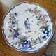Ceramic dish with Chinese decorations