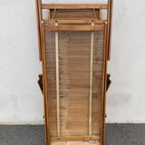 Folding bamboo lounge chair from the early 20th century