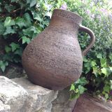 Pitcher in brown ceramic 60/70