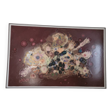 Tableau en laque émaillée