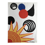 Original lithograph signed Alexander Calder, Pleasures of the Neophyte, 1976