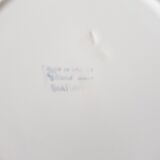 4 vintage Niderviller hollow plates, Chatons model