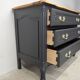 Vintage walnut commode refurbished