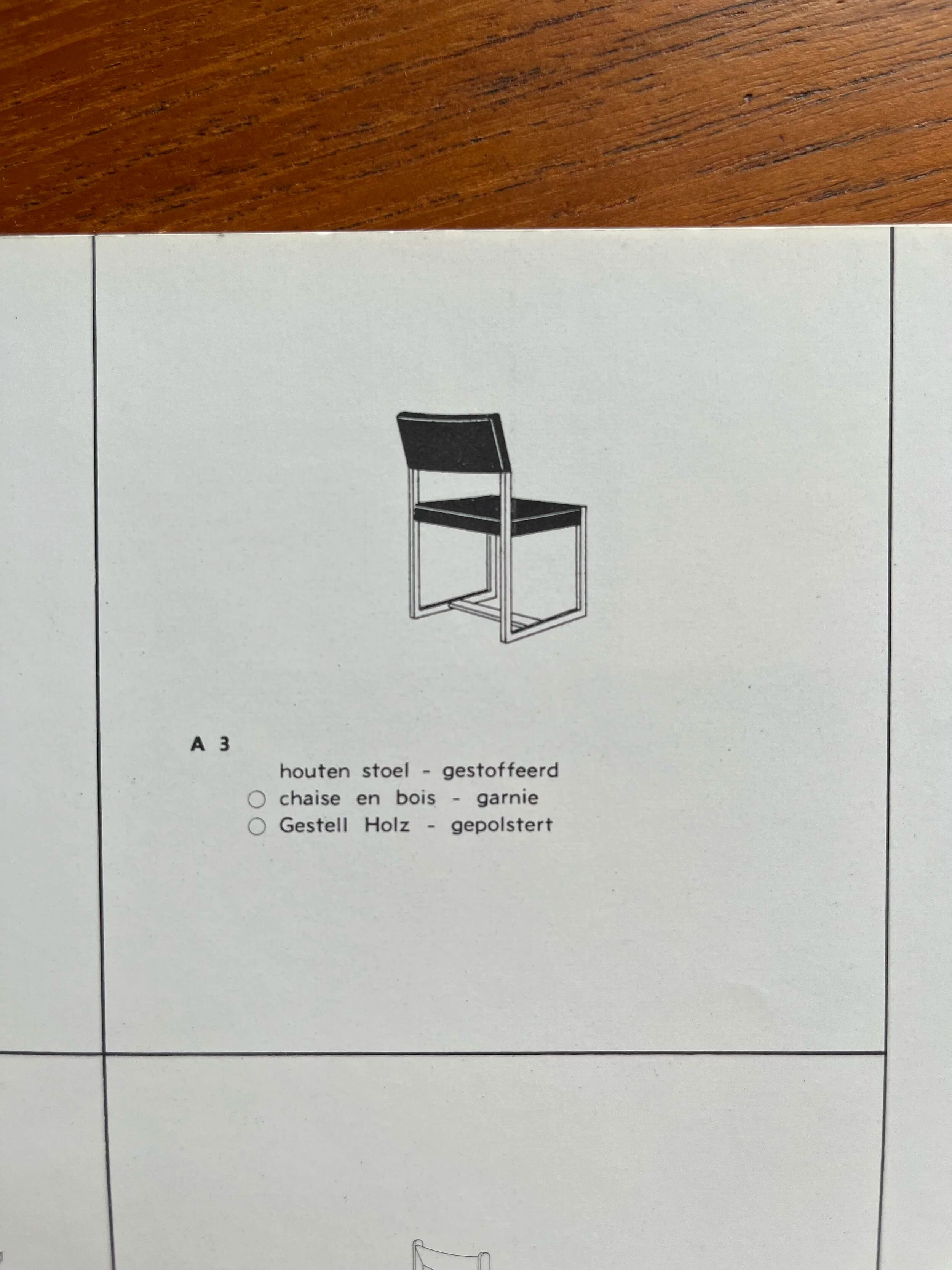 Ensemble de 6 chaises 'A3' par Alfred Hendrickx pour Belform, années 1960.