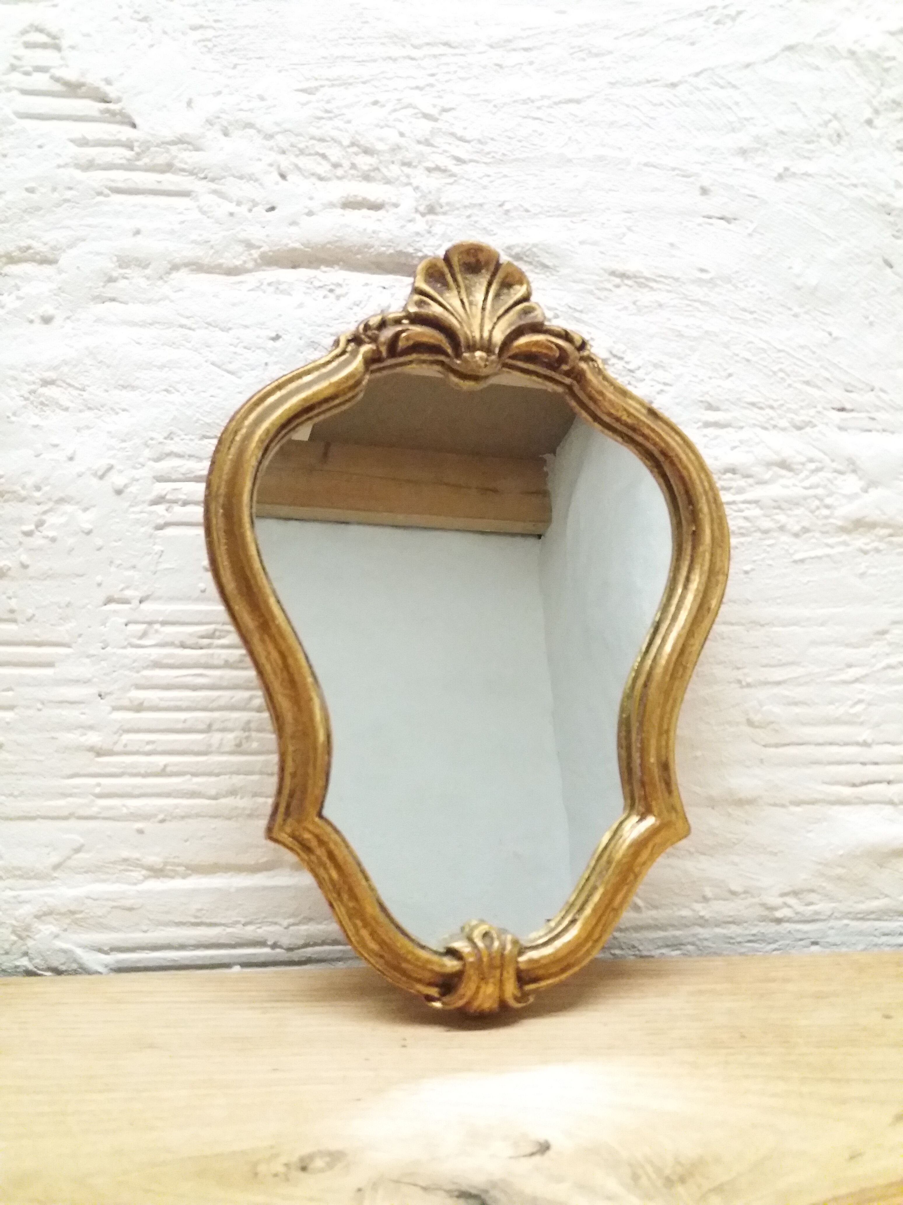 Louis XV-style baroque mirror  21x30cm