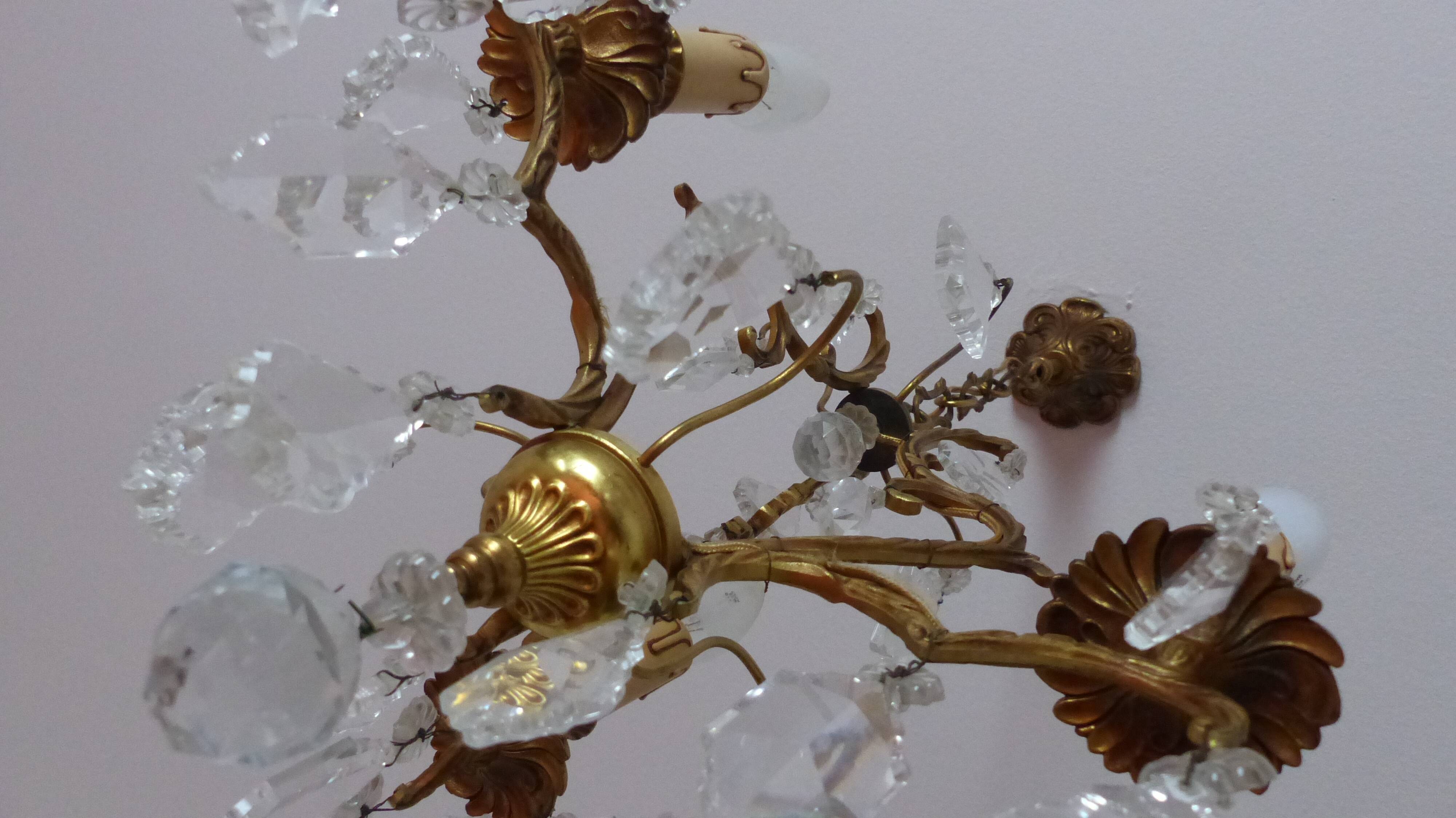 Crystal chandelier 3 branches