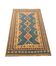 Vintage persian qashqai kilim area rug, hand made oriental flat woven rug- 204x296cm