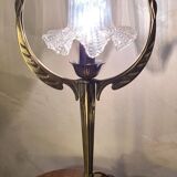 Old bronze lamp