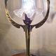 Old bronze lamp