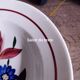 7 antique earthenware soup plates from Sélestat de Sarreguemines