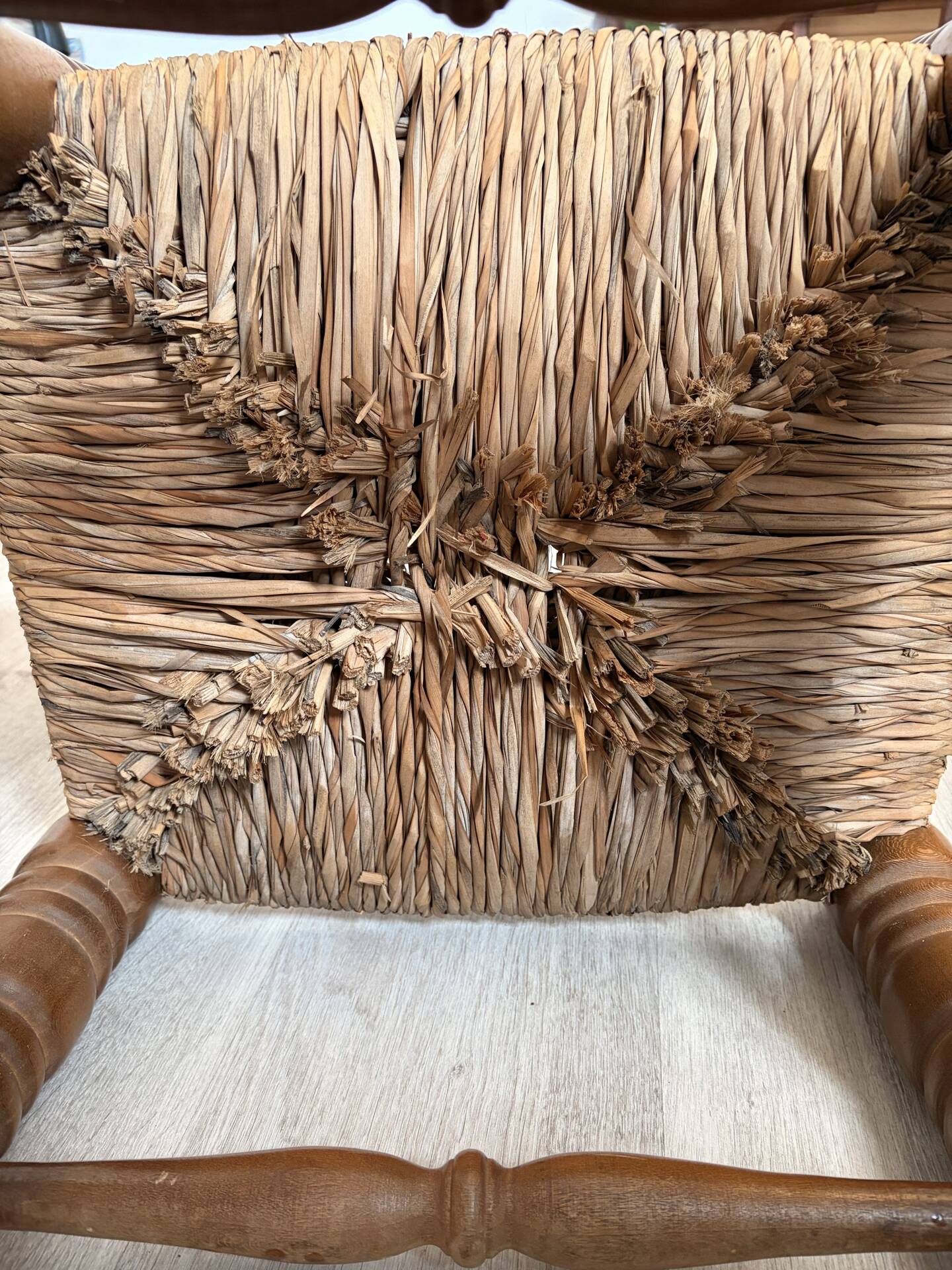 "Fire corner" chair attributed to Charles Dudouyt