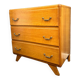 Vintage compass foot chest of drawers