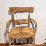 Vintage 60s bridge armchair - country chic style