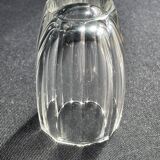 Liquor cabaret - Art Deco - Blown and cut crystal, mahogany or ebony macassar and stainless steel