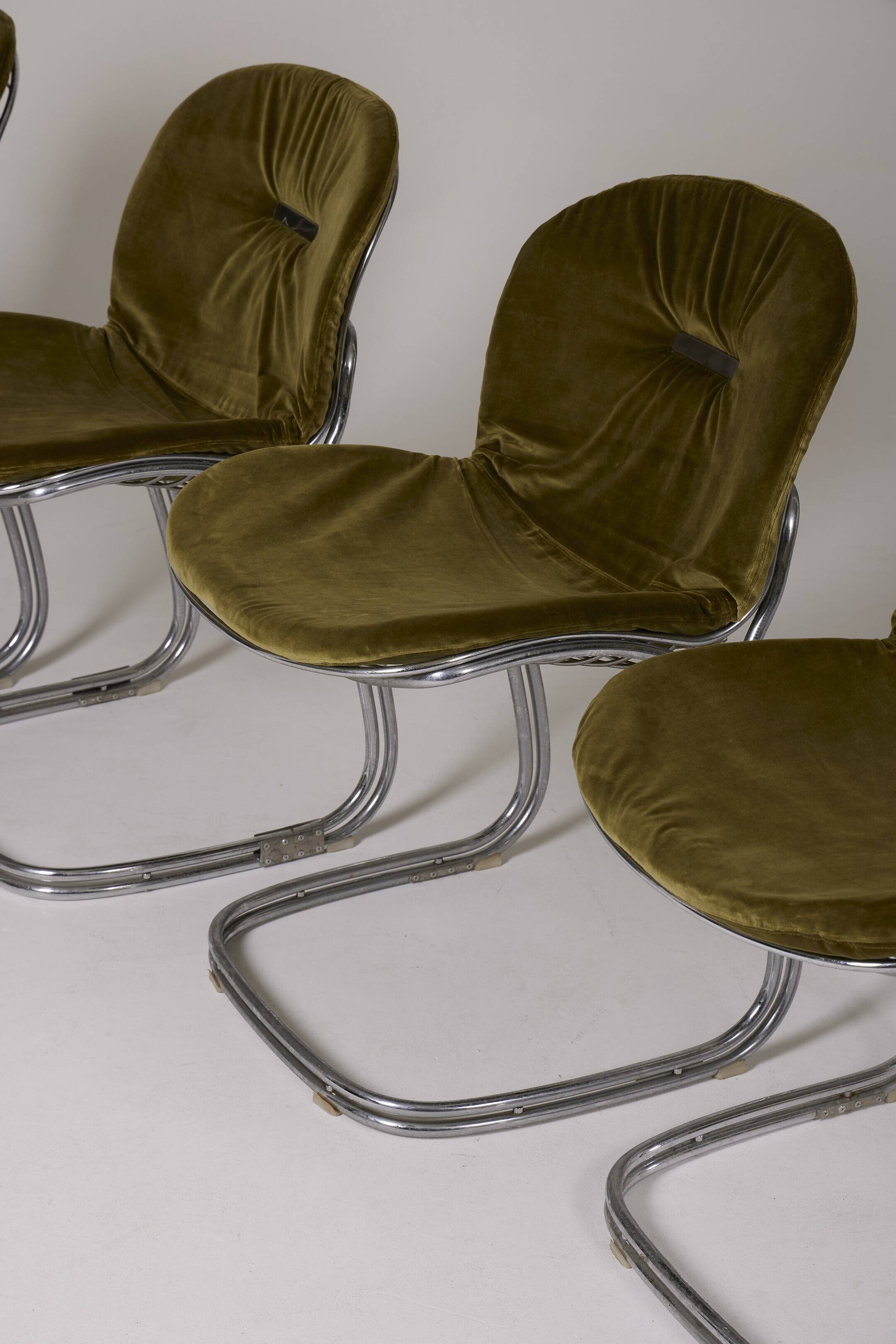 Set of 4 Sabrina Gastone Rinaldi chairs