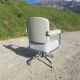 Old light grey pullman swivel office chair