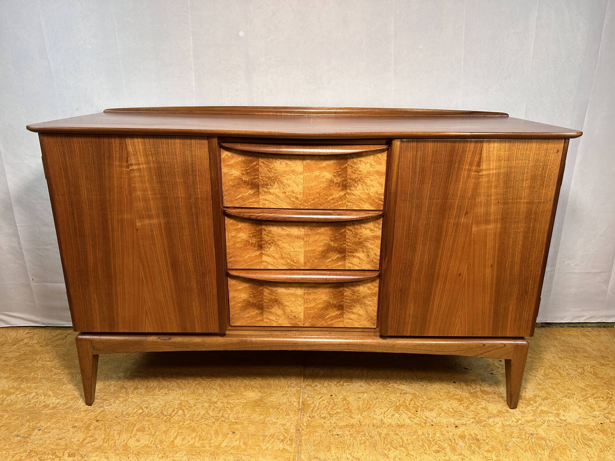 Mid century retro vintage teak burr walnut classic design McIntosh Sideboar