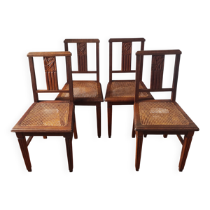 Chaises Art déco en