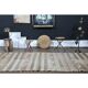 Striped Turkish Vintage Oushak Runner Handmade Wool Runner Rug 131x444