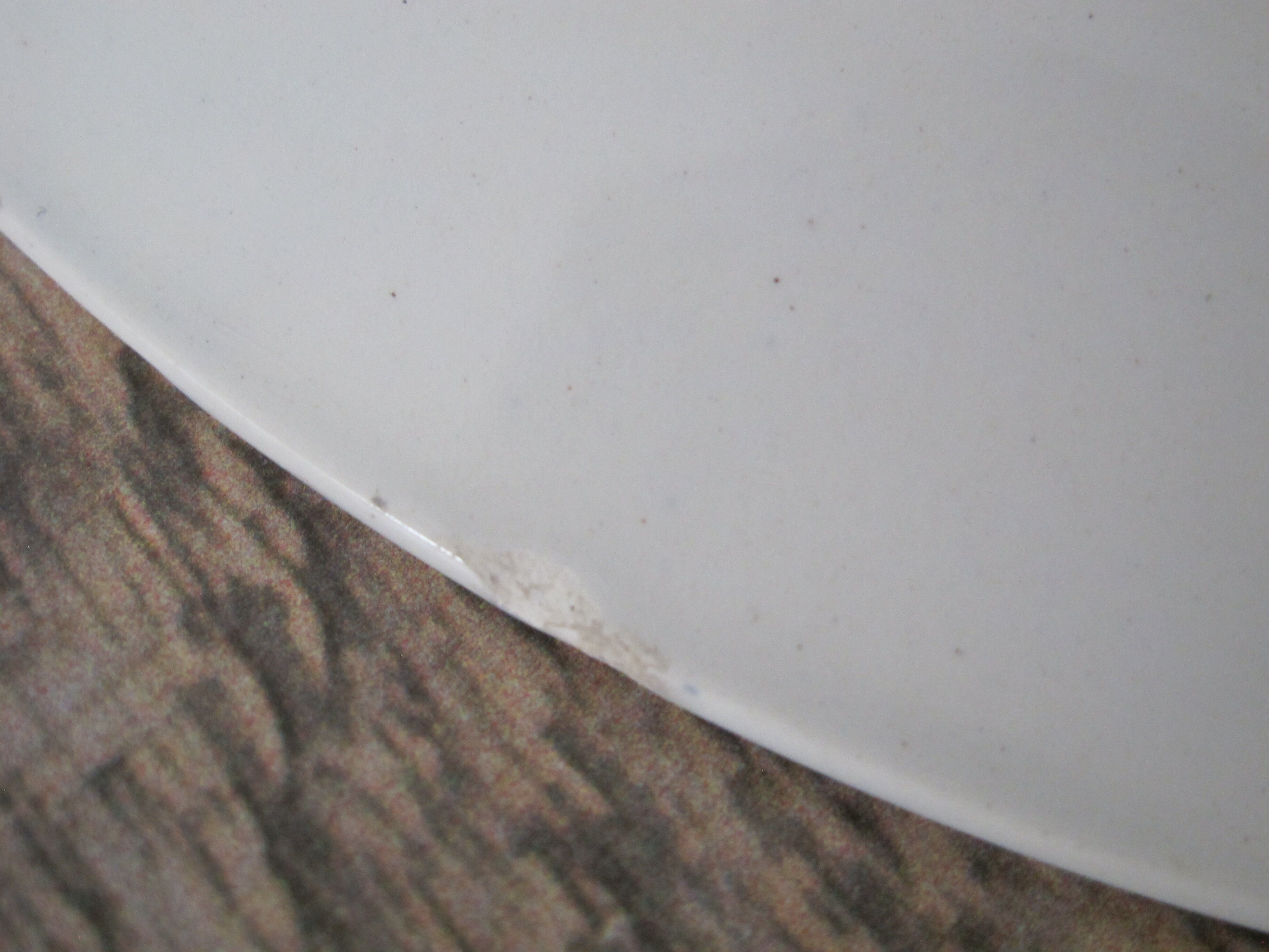 6 hollow plates in iron earth from Digoin Sarreguemines.