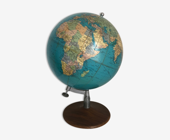 Globe vintage 1978 terrestre Taride - 37 cm