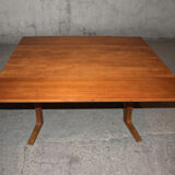 Transformable coffee table teak 60s