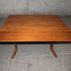 Table basse transformable teck années 60