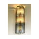 Murano glass Tronchi wall lights in grey and light blue by Simoeng, set of 2