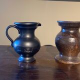 Set of 2 Jean Marais ceramic pitchers