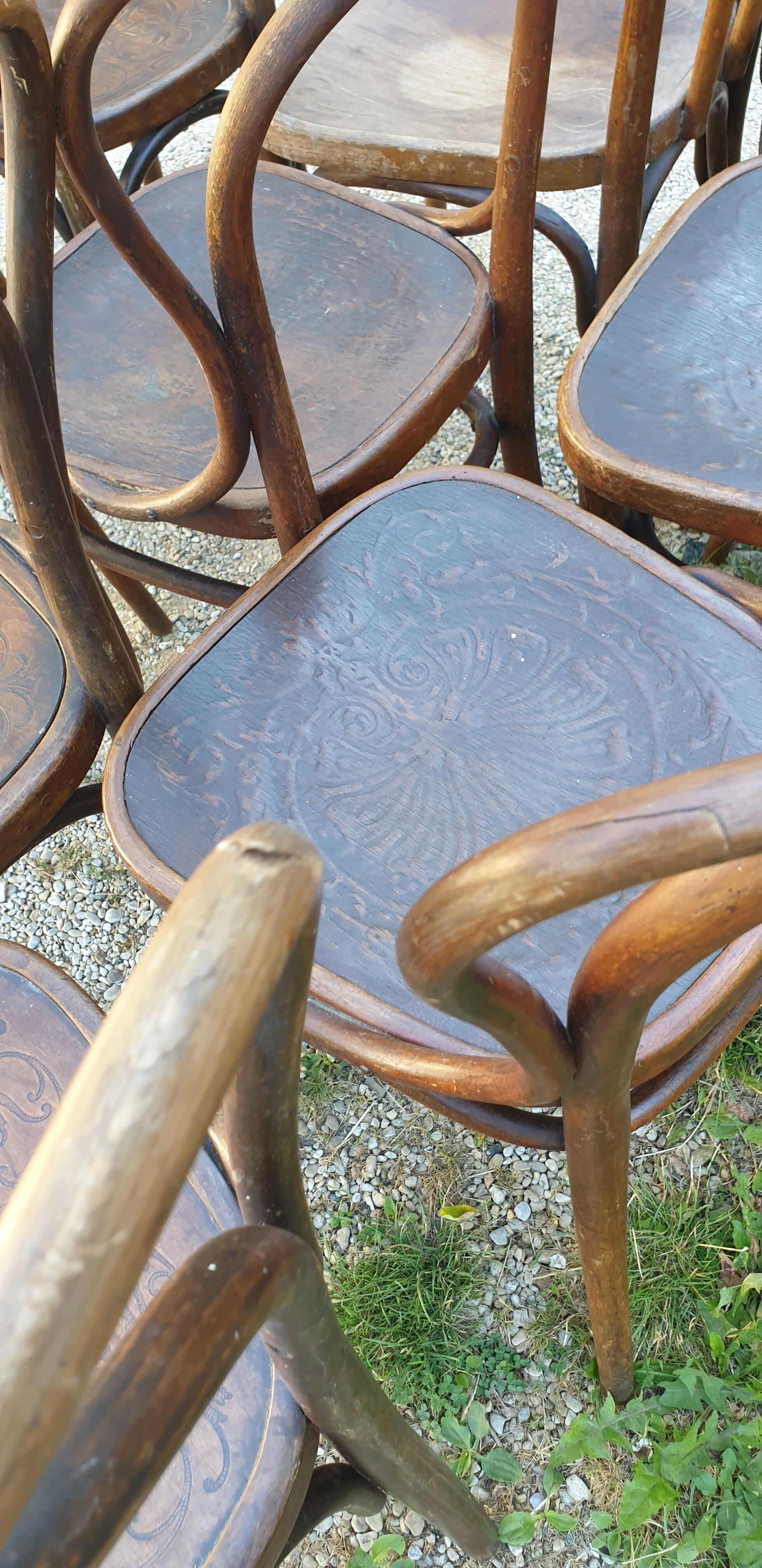 10 chaises Jacob & Joseph Kohn en bois courbé 1900