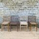 Set of 4 René Gabriel chairs