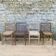 Set of 4 René Gabriel chairs