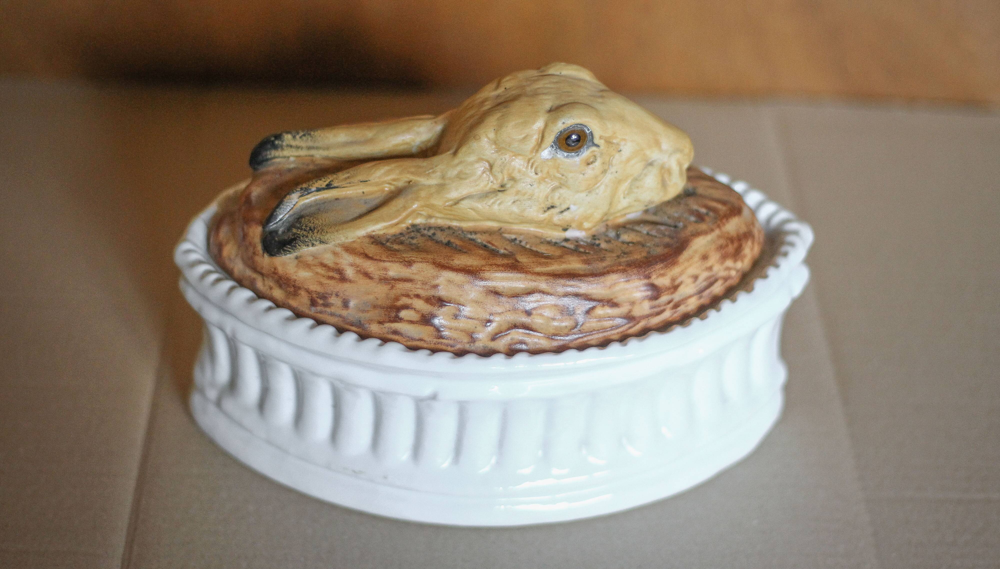 Pillivuyt terrine, serving dish, Pillivuyt porcelain, gratin dish