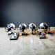 Pair Brutalist double wall sconce lights