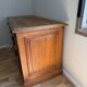 Large executive desk in solid oak – 9 drawers – English style – 130 cm