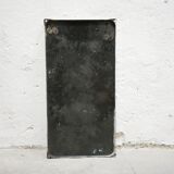 Tableau vintage, huile sur plaque émaillée