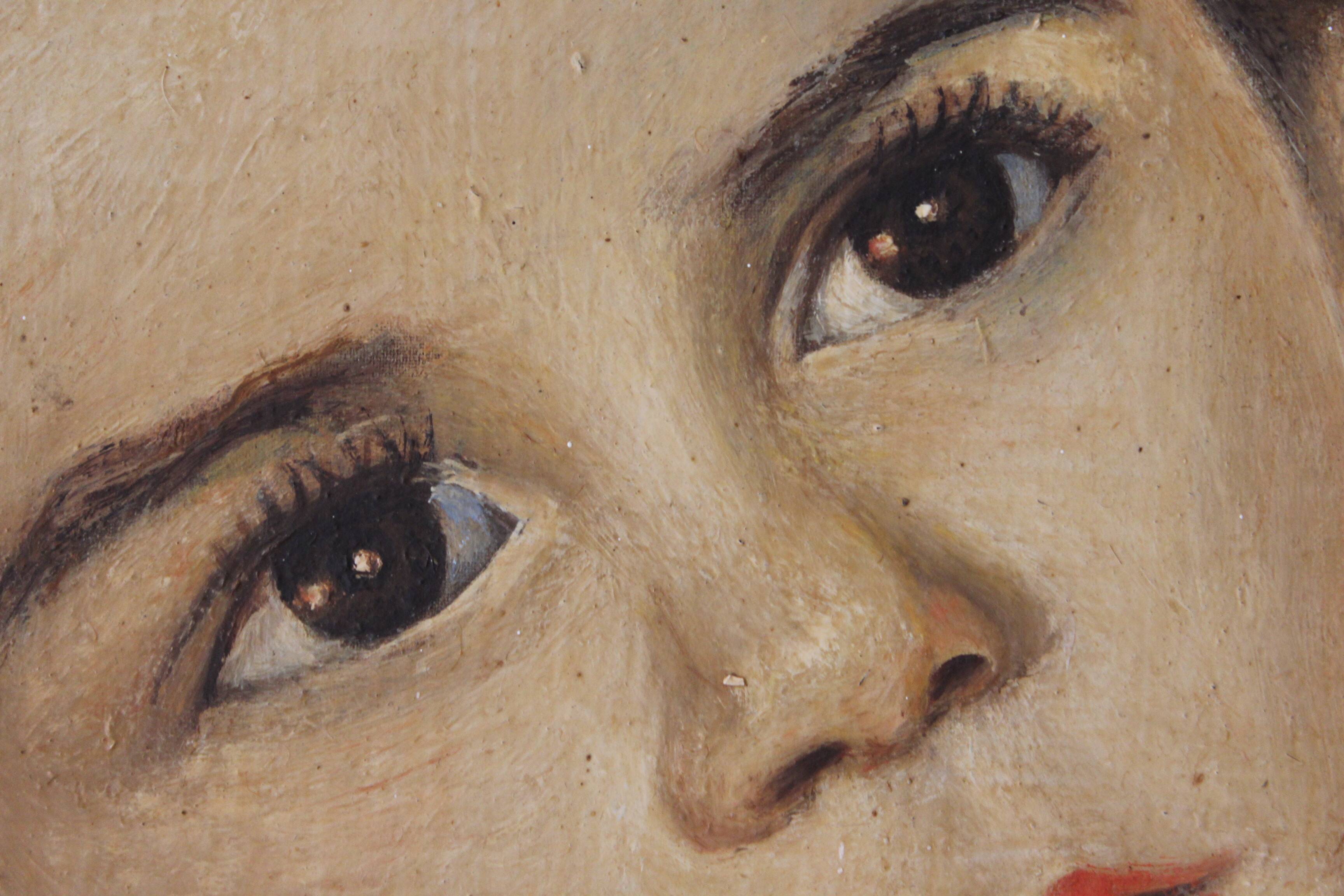 Child portrait oil painting