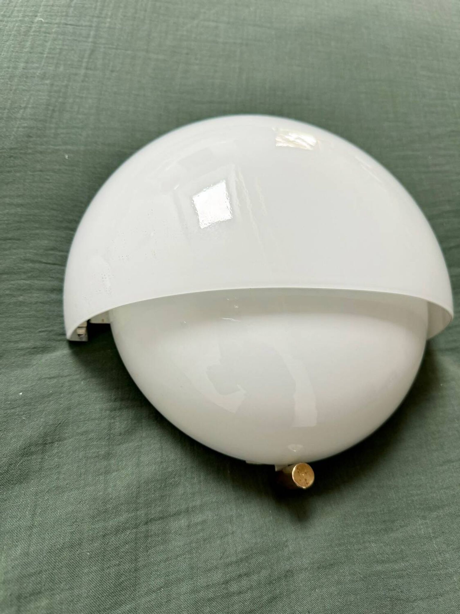 Vintage Murano glass wall lamp by Vico Magistretti for Artemide / Mania / Space Age