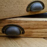 Elegant and refined 230 X 73 solid oak farmhouse table.