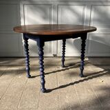 Table rustique à battants