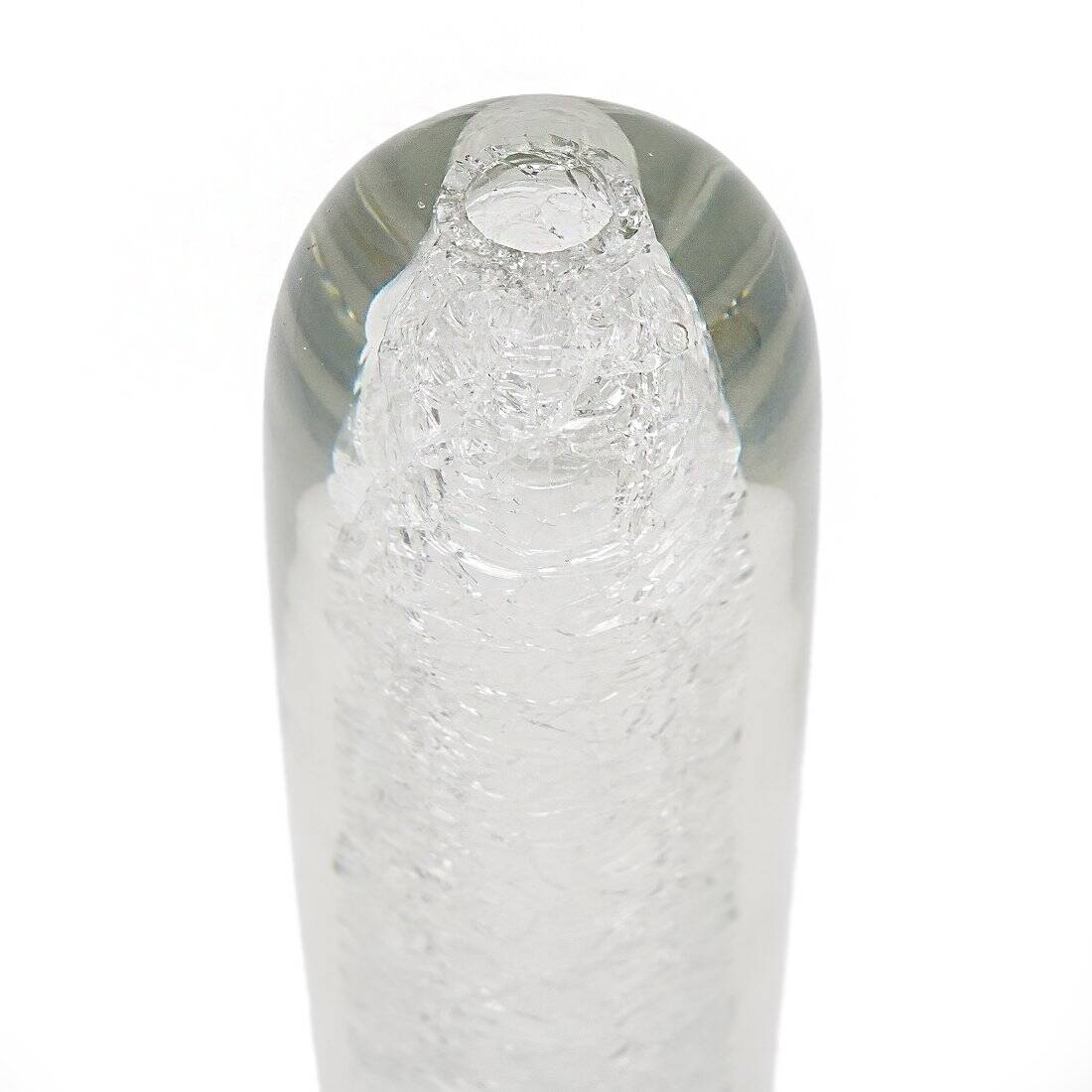 Transparent Glass Vase by Alfredo Barbini for Barbini, 1970s