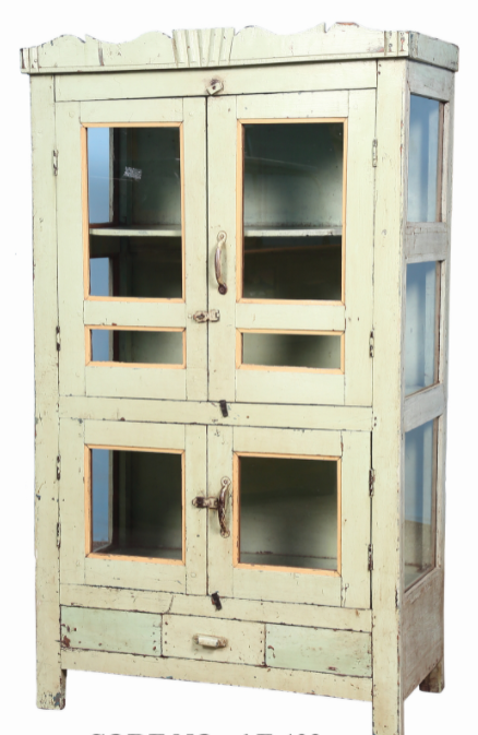 White teak cabinet