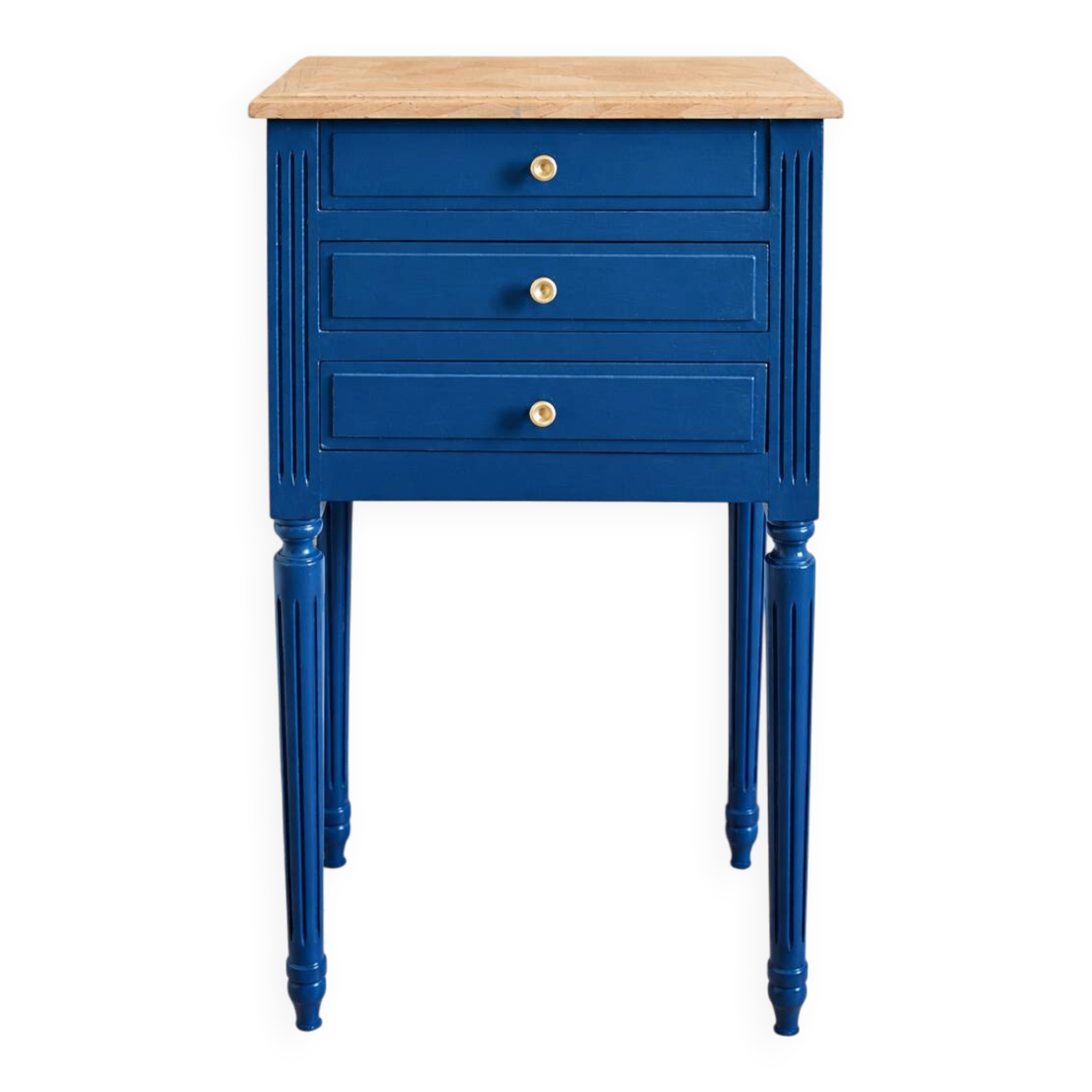 Table de chevet vintage luna — pièce unique