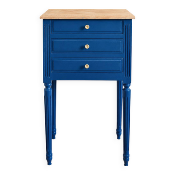 Vintage bedside table luna — unique piece