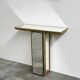 Vintage Deknudt Mirror Console with Hidden Cabinet, Belgium, 1970s