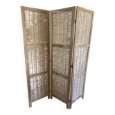 Woven wicker screen