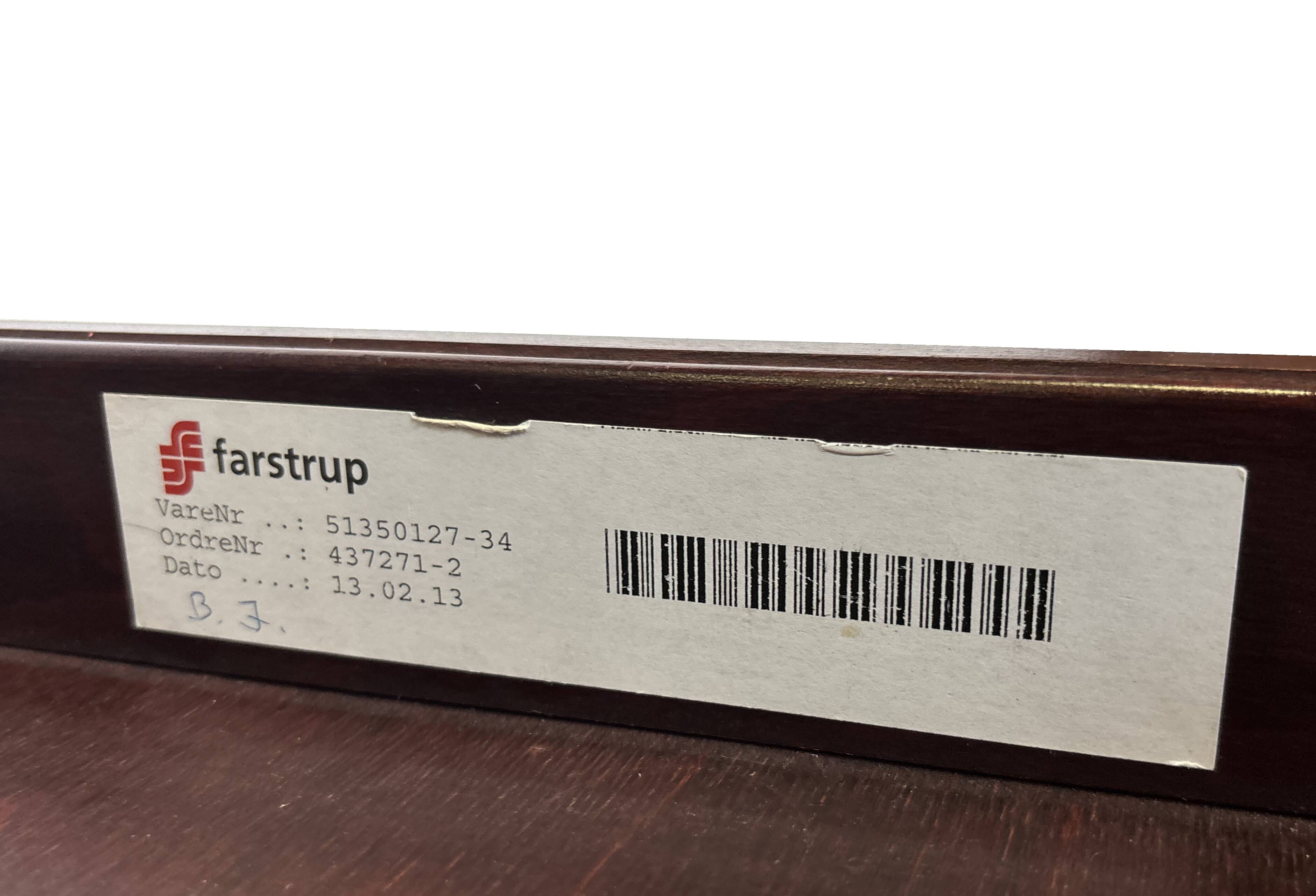 Vintage Farstrup Danish Design Footrest Footstool Ottoman