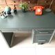 Vintage green metal industrial office