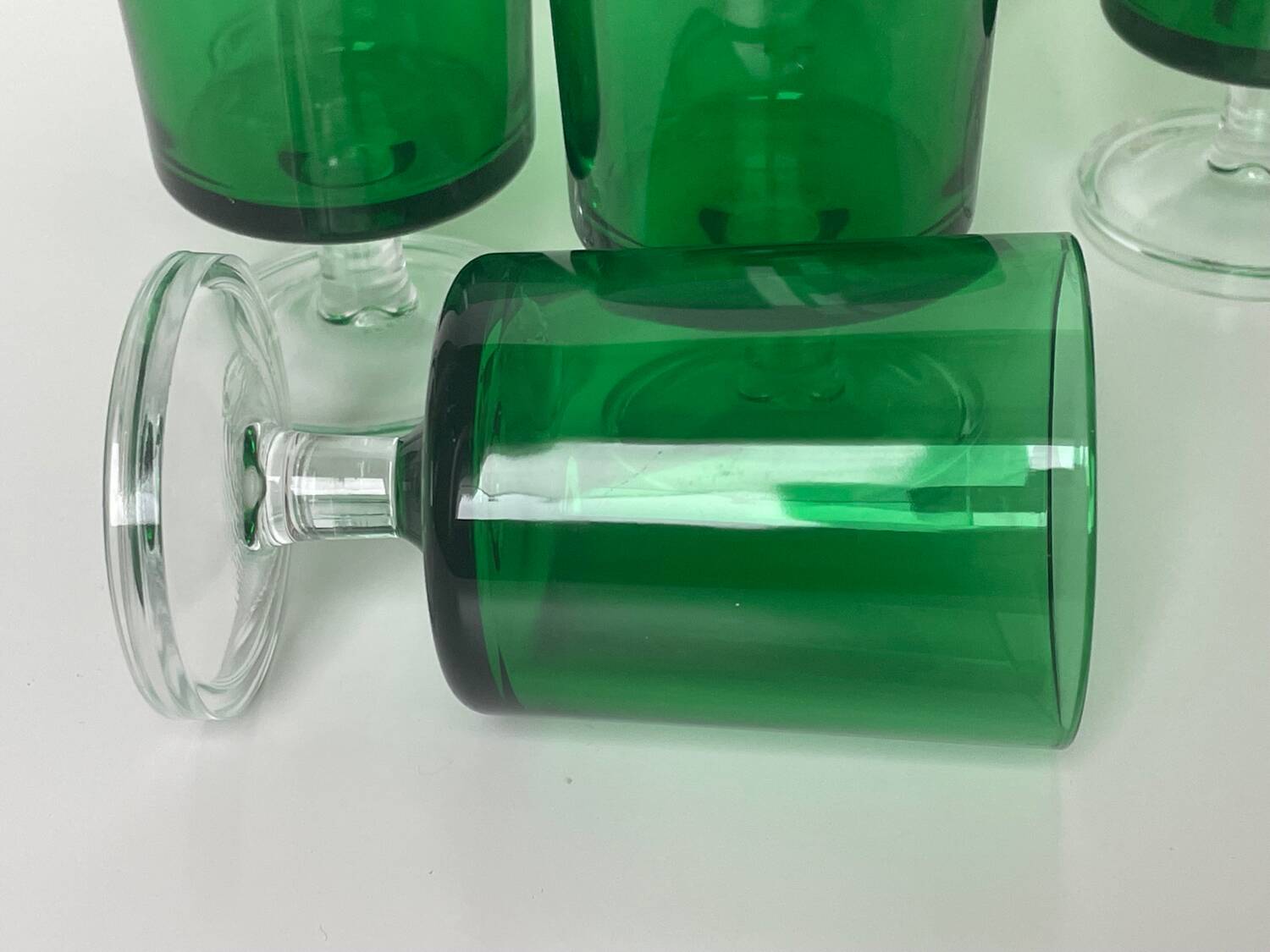 Lot de 6 verres à pied Luminarc vintage