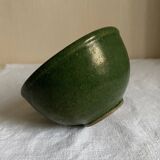 Green glazed terracotta bowl
